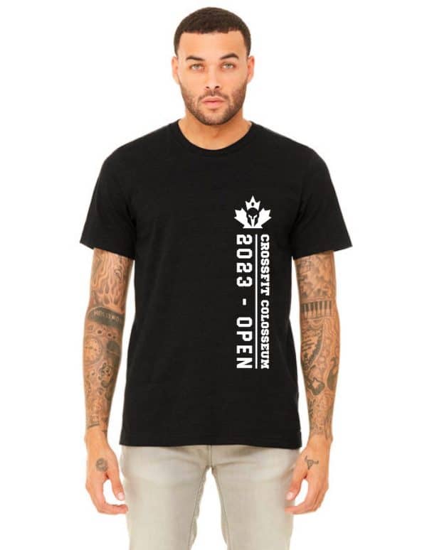 Crossfit Colosseum Open 2023 Black Tshirt